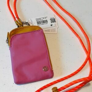 Lululemon Crossbody Card Case along with Lululemon bag